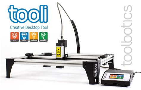 Tooli Modular CNC Machine Can Plot, Airbrush, Laser 